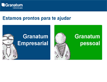 Tablet Screenshot of ajuda.granatum.com.br